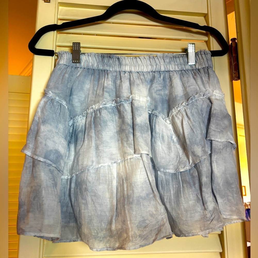 New With Tags LoveShackFancy Blue Mini Skirt-Great Christmas Present!